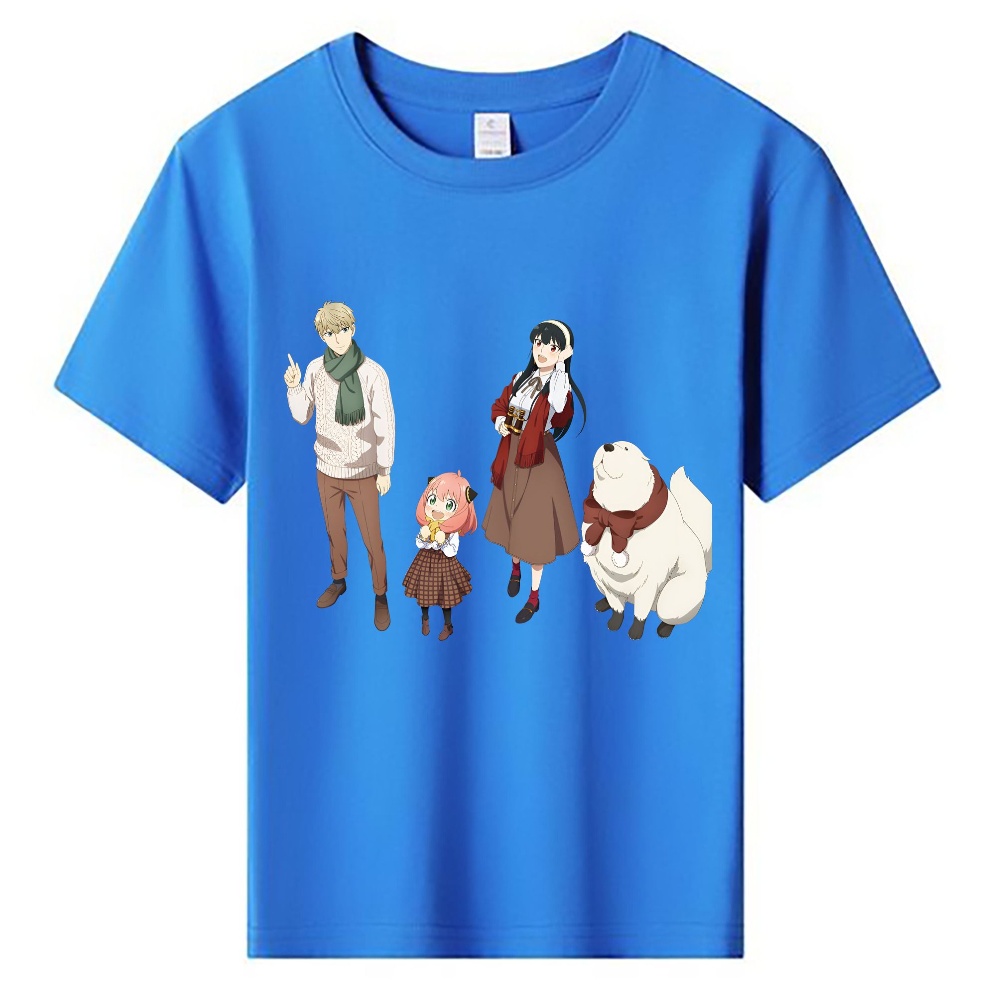 （画像用） SPY×FAMILY间谍家家酒 綿100％キッズTシャツ（フロントプリント）